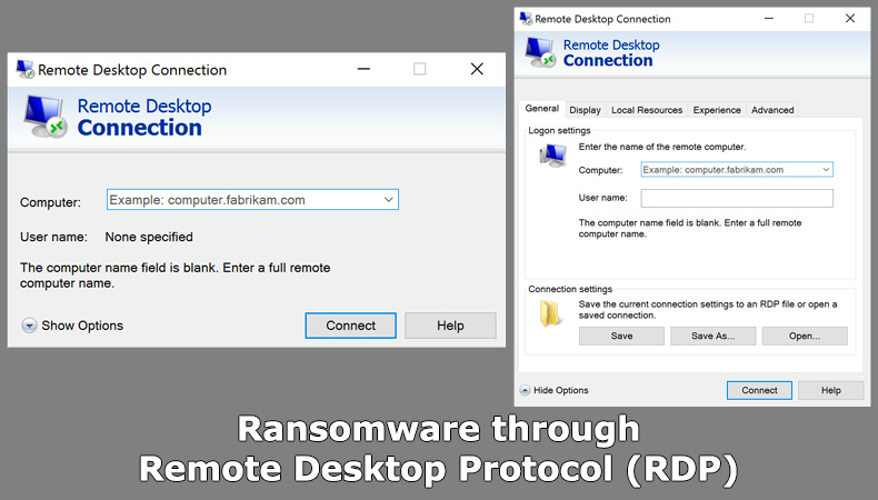 Ransomware através do protocolo RDP (Remote Desktop Protocol)